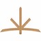 Ekena Millwork Alberta Smooth Timber Gable Bracket, Western Red Cedar, 60"W x 38"H x 1 1/2"D x 3 1/2"F, 15/12 Pitch GBW060X38X0204ALB00SWR - alternate 1